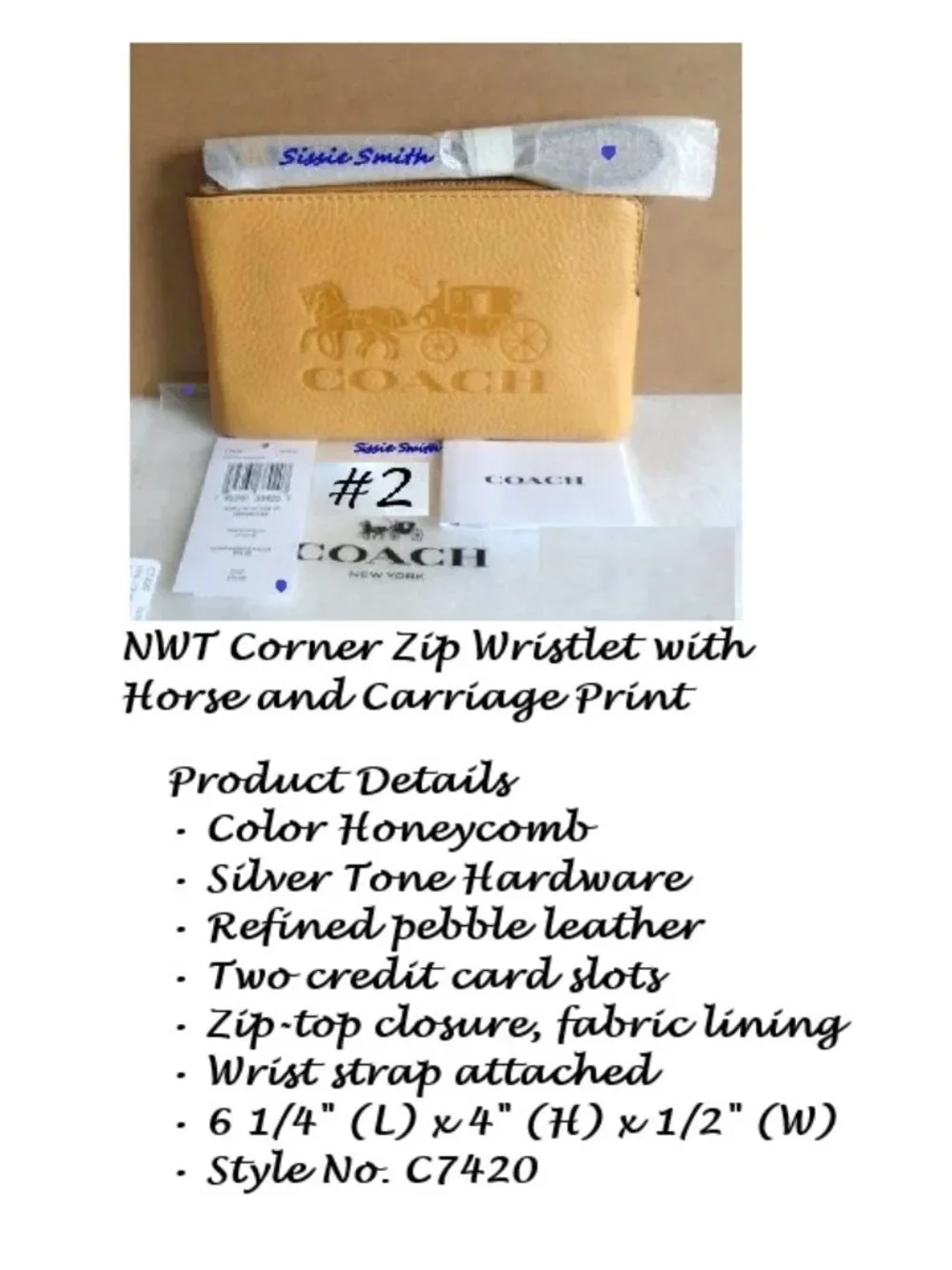 NWT Coach Wristlet Bundle